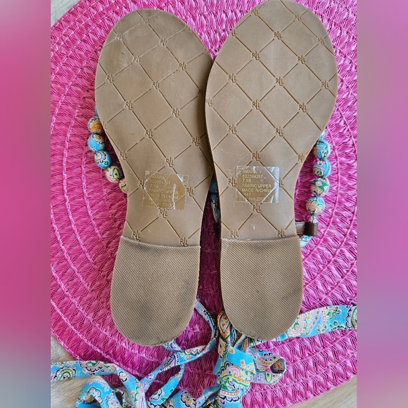 Ralph Lauren Amara Wrap Sandal - Picture 8 of 8